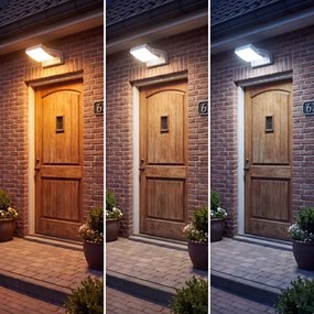 LED Stm aplică de perete pentru exterior LED/12/18/24W/230V 3000/4000/6500K IP54 alb