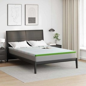 vidaXL Păturile pentru saltea Alb și Verde 180 x 200 cm