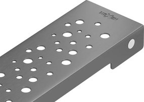 Mexen Flat M12 masca pentru sifon liniar 90 cm, gun gray periat - 1E21090