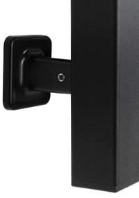 Radiator de baie tip scară LARGO cu termostat, 432W/230V, 80,6 cm, IP44, negru, cu racordare pe partea dreaptă