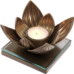 Suport lumanare, obiect decorativ design LUX Lotus