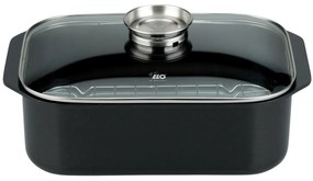 Elo 82660 Tavă de copt cu capac din sticlă șimâner cu aromă Pure Trend 40 x 26 cm