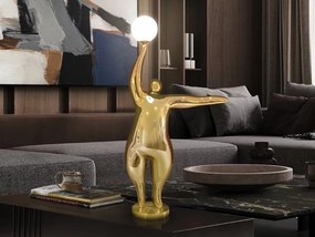 Figurina decorativa / Lampa de masa design lux El globo aurie