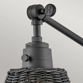 Hinkley HK-ARTI-1W-BK-BR - Aplică spot de perete ARTI, 1xE27/60W/230V, neagră