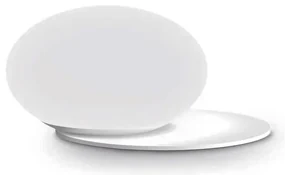 Veioza, Lampa de masa design modern, Ninfea ap2, alb