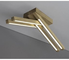 Spot-Light 2246474 - Plafonieră aplicată LED LINUS 4xLED/4,5W/230V stejar mat