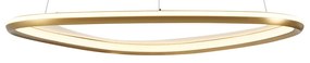 Lampă suspendată de design aurie cu 3 trepte de intensitate luminoasă - Organico