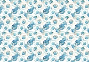 Fototapet - Frunze albastre (152,5x104 cm), în 8 de alte dimensiuni noi