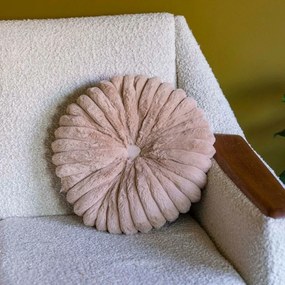 Pernă Flower, roz, diam. 38 cm
