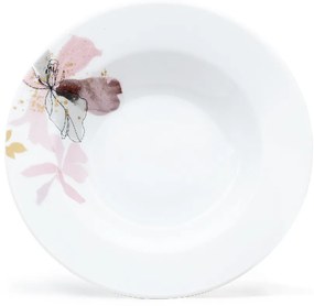 Set de masă din 18 piese Arôme Home Iris, alb extra
