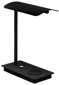 Eglo 99829 - Lampă de birou LED ARENAZA, tactilă și reglabilă, LED/5,8W/230V, neagră
