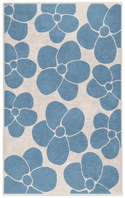 Covor albastru lavabil 80x150 cm Blue Meadow – Mila Home