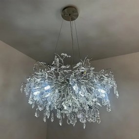 Lustră de cristal pe cablu 13xG9/40W/230V crom
