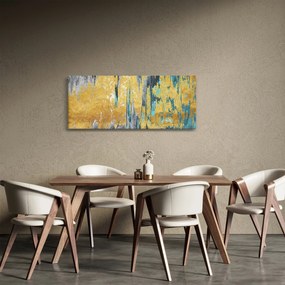 Tablou - Design auriu (120x50 cm)
