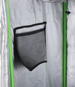 Outsunny Cort pentru Cultura Hidroponică, Spațiu de Creștere Plante, 60x60x140 cm, Rezistent la Lumină, Negru | Aosom Romania