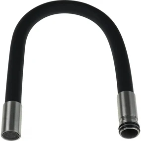 Pipa flexibila pentru baterie bucatarie Deante Luno negru inox Negru/Inox