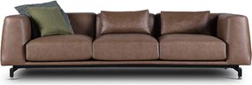 Canapea lemn masiv Russo, 265 × 67 × 95 cm