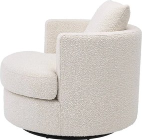 Fotoliu pivotant design elegant LUX Felix, crem 113960 HZ