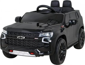 Masinuta Electrica cu acumulator pentru copii NOVOKIDS™ Chevrolet Tahoe SUV, Roti din Cauciuc EVA, Max 25 kg , Usi cu deschidere , 3 Viteze, Lungime