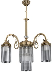 Candelabru 3 brate design clasic realizat manual Fiore