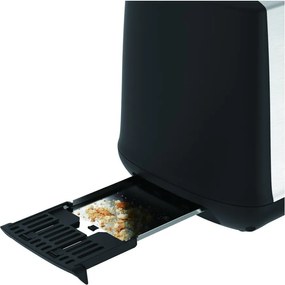 Prăjitor de pâine negru/argintiu Subito TT340830 – Tefal