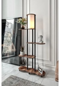 Lampadar cu polițe NOTO 1xE27/40W/230V maro/negru