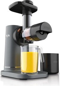 Storcator Ninja Cold Press JC151EU, 150W, 700 ml, Presare la rece, 2 filtre, Fara BPA, Functie reverse, Negru/gri
