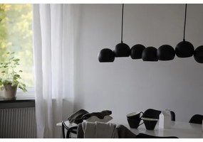 Lustră pe cablu Markslöjd 108860 CUPOLO 7xE14/40W/230V negru