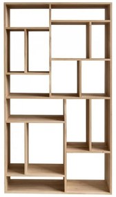 Etajera, natur, din lemn masiv, L100 cm, Milano