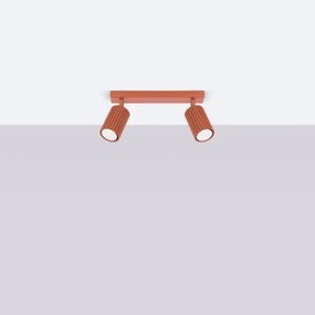 Brilagi - Spot LED CRESTO 2xGU10/10W/230V roșu