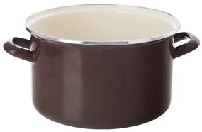Orion Oală emailată cu margine Brown, 6,5 l, 6,5 l