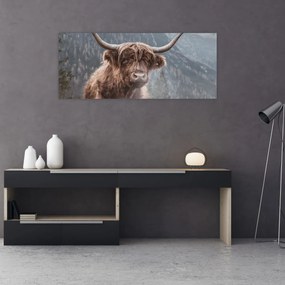 Tablou - Vaca Highlander (120x50 cm)