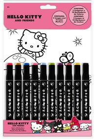 Hello Kitty carte de colorat cu numere