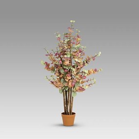 Set de 2 plante artificiale, Eucalipt colorat H-125cm