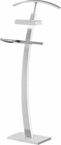 Stander haine WU13, alb, otel/lemn, 32x20x117 cm