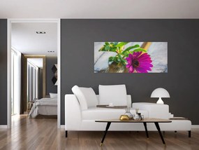 Tablou flori tăiate (120x50 cm)