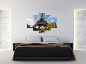Tablou - Turnul Eiffel colorat (150x105 cm)