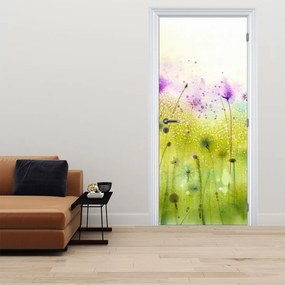 Fototapet pentru ușă - Flori de câmp (95x205cm)