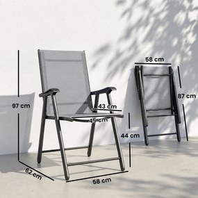 Outsunny scaune pliabile confortabile | Aosom Romania