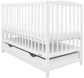 New Baby Pătuț Lilly cu sertar, alb