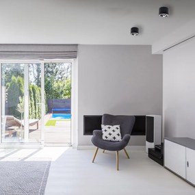 Spot aplicat design modern REDONDO negru
