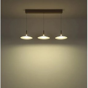 Globo 15635SA-3H - Lustră LED pe cablu LAMPONE LED/24W/230V 4000K crem