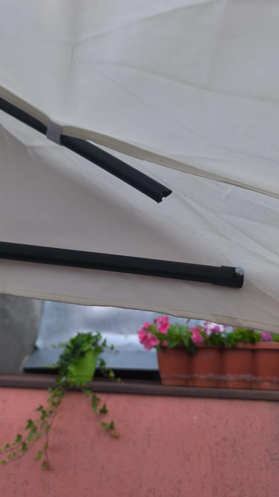 materiale slab calitativ,brațe firave realizat de o țeavă foarte subțire în care are o gaură și intră un nit de prindere pe 2 ghidaje(brațe)la care există frecarea lor când se deschid, sa rupt cea de susținere pe lateral la a doua deschidere , chiar din prima folosire la montare ei că sa zic așa, probabil erau fisurate din fabricație alta explicație nu găsesc, de altfel am trimis și o sesizare, sa vad ce explicație vor fi dacă va fi,că eu nu am găsit decât una, și anume din fabricație, fisură pe lângă gaură nituită, neconform realizată, și la solicitarea ei efectiv la deschidere sa rupt.
